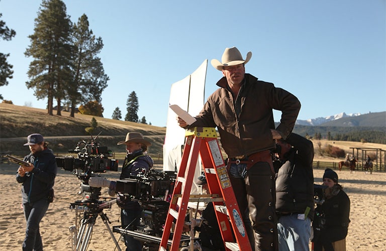 yellowstone filming in the bitterroot valley