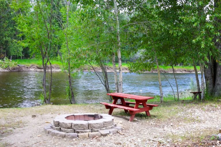 image of river from black rabbit rv park