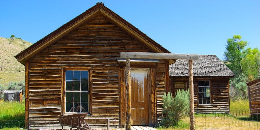 image of bannack state park in montana