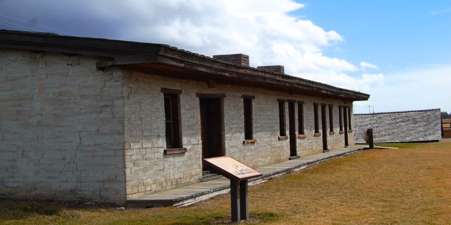 image of fort owen state park in stevensville, mt