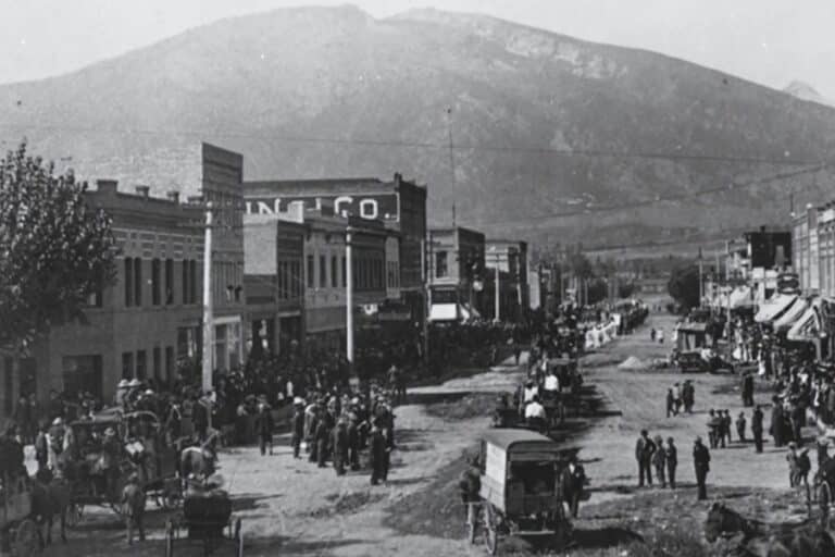 image of historical hamilton, mt
