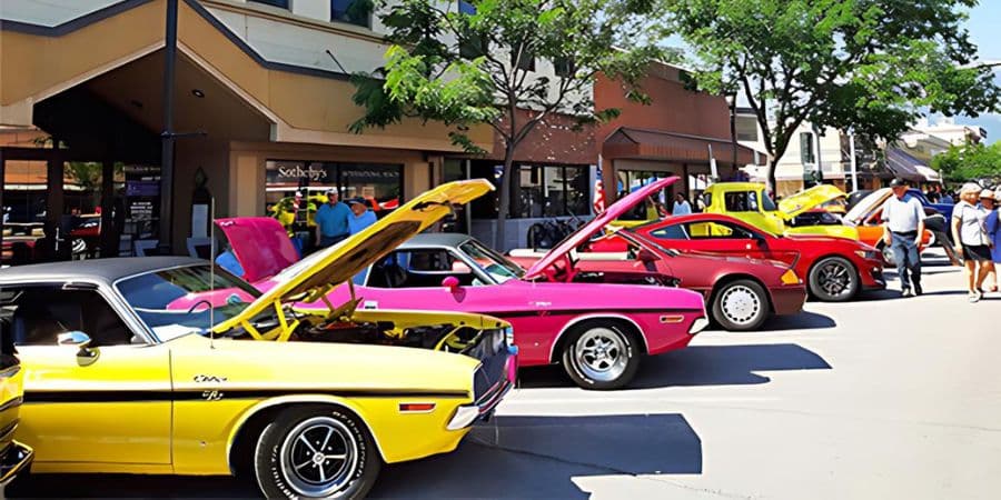 image of the car show during daly days