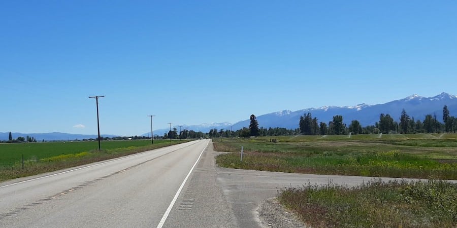 image of the eastside highway in the bitterroot valley