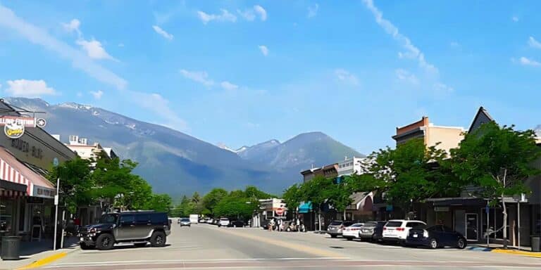 main street of hamilton, mt