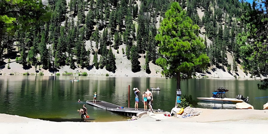 swimming at painted rocks state park