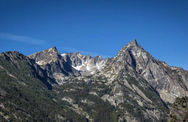 image of trapper peak in the bitterroot valley of montana