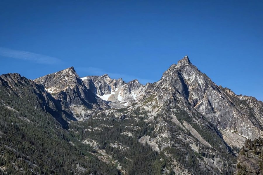 image of trapper peak near darby, mt