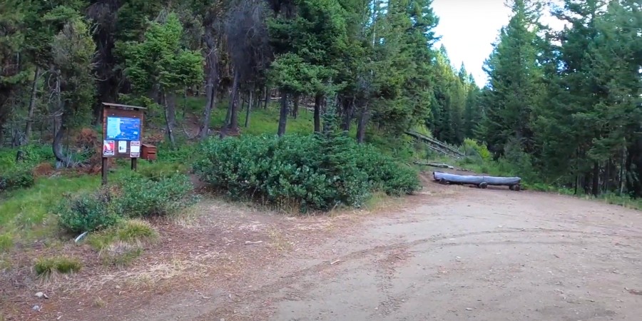 trapper peak trailhead near darby, mt