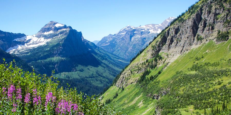 view of glacier national park