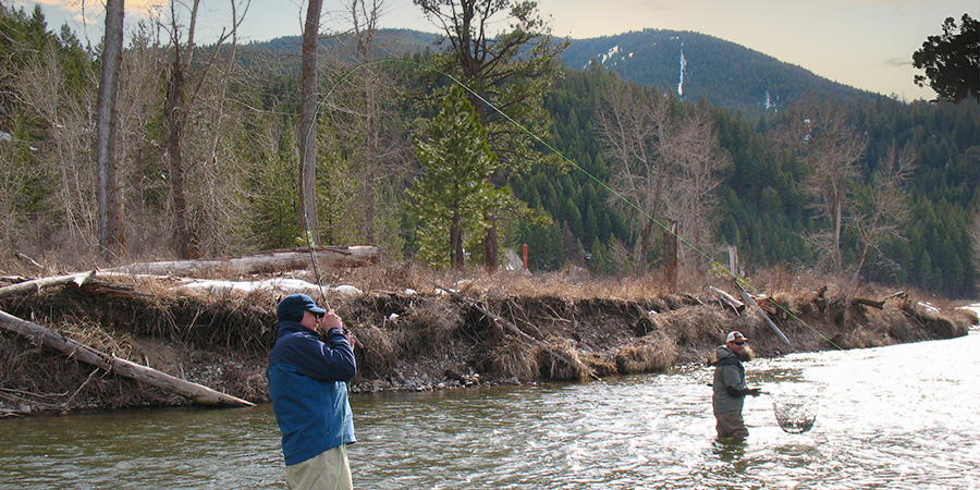 Early spring fishing on the Bitterroot River