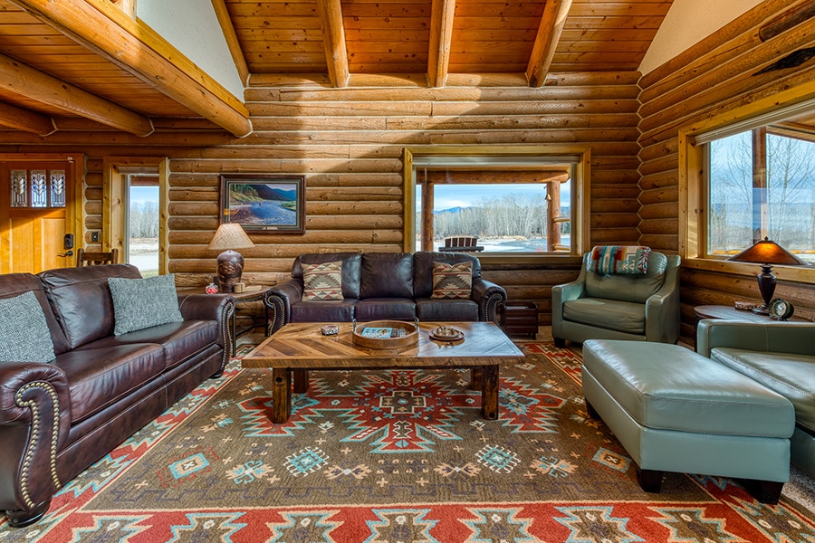 image of a living room of a home in montana