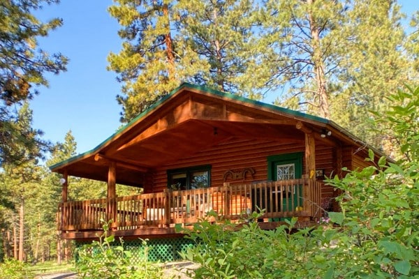 image of the bitterroot cabin near sula, mt