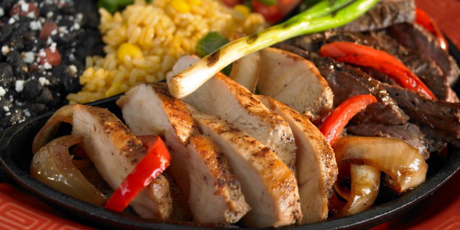 colorful plate of food