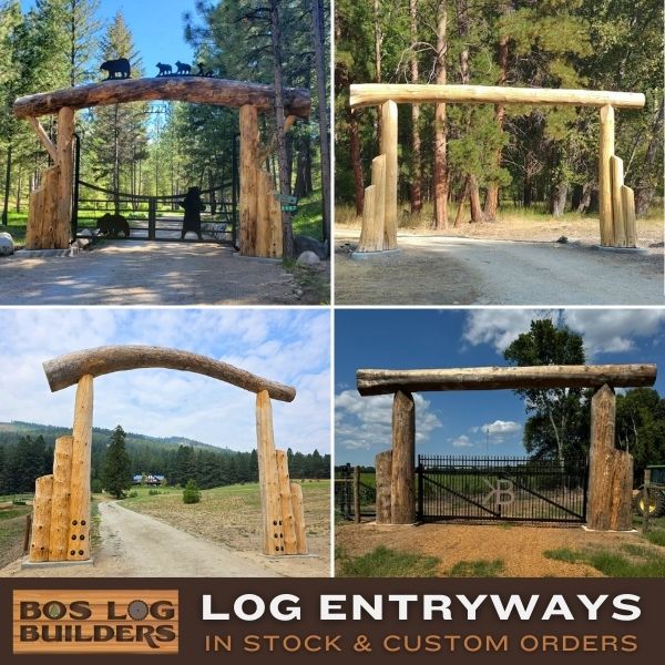 BOS Log Builders Custom Archways