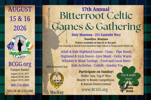 Bitterroot Celtic Games & Gathering - Hamilton, MT