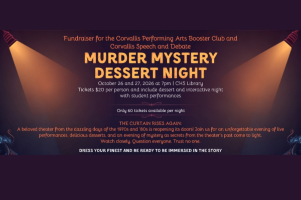 Murder Mystery Dessert Night - Corvallis, MT